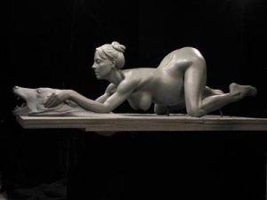 Daniel Edward's sculpture of Britney Spears.