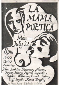 La Mama poster from 1980s.