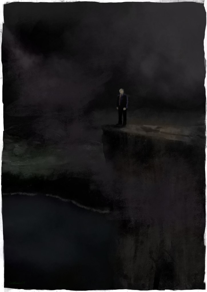 'The world's greatest person' [20170730 drawing, 420x594mm]