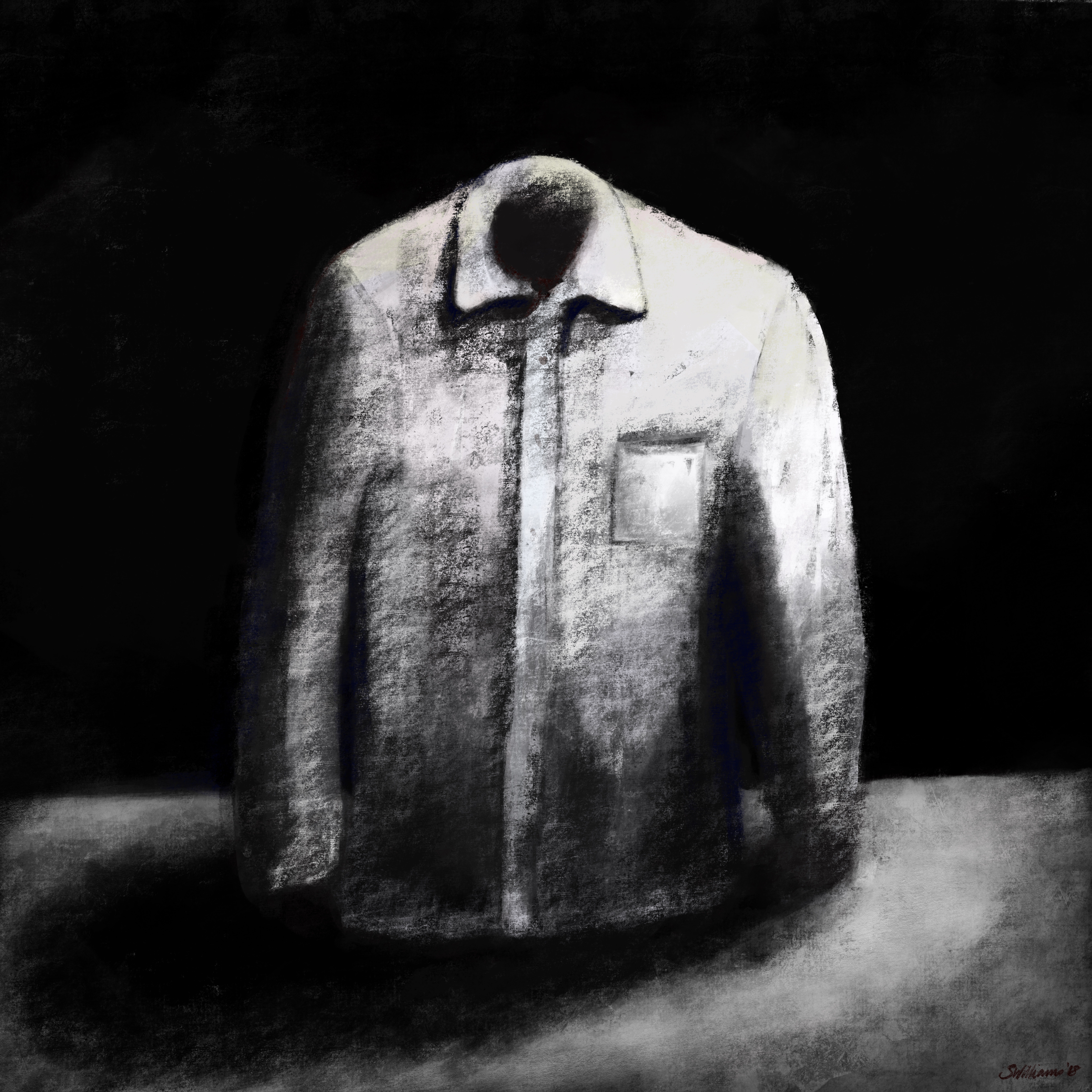 Empty shirt [20180731 drawing, 1000x1000mm]