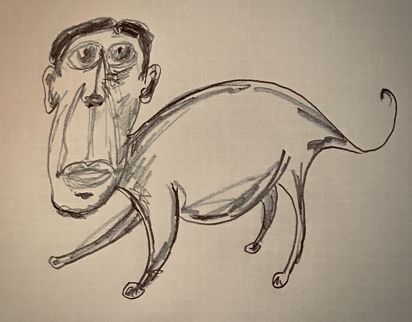 Notebook sketch (pencil, 20220120) Stephen J. Williams