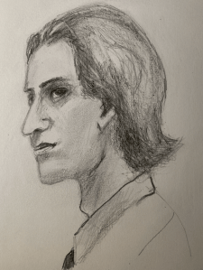 A.E. (pencil, 20220410) Stephen J. Williams