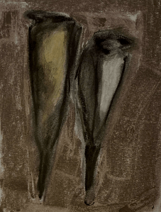 Resting place (charcoal, 20220418) Stephen J. Williams