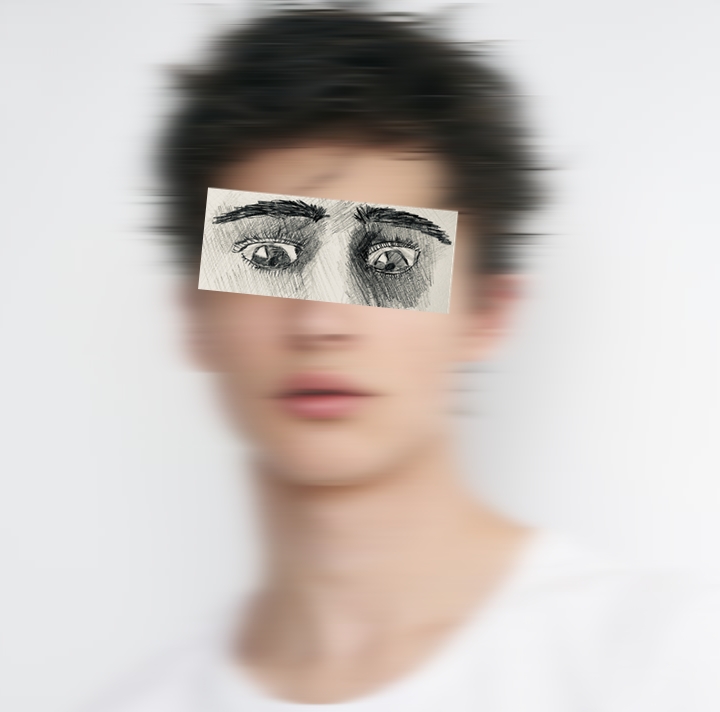 I've seen the real as it really is (pencil and digital collage, 20220508) Stephen J. Williams