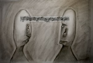 The dancing plague (pencil and digital collage, 20220625) Stephen J. Williams