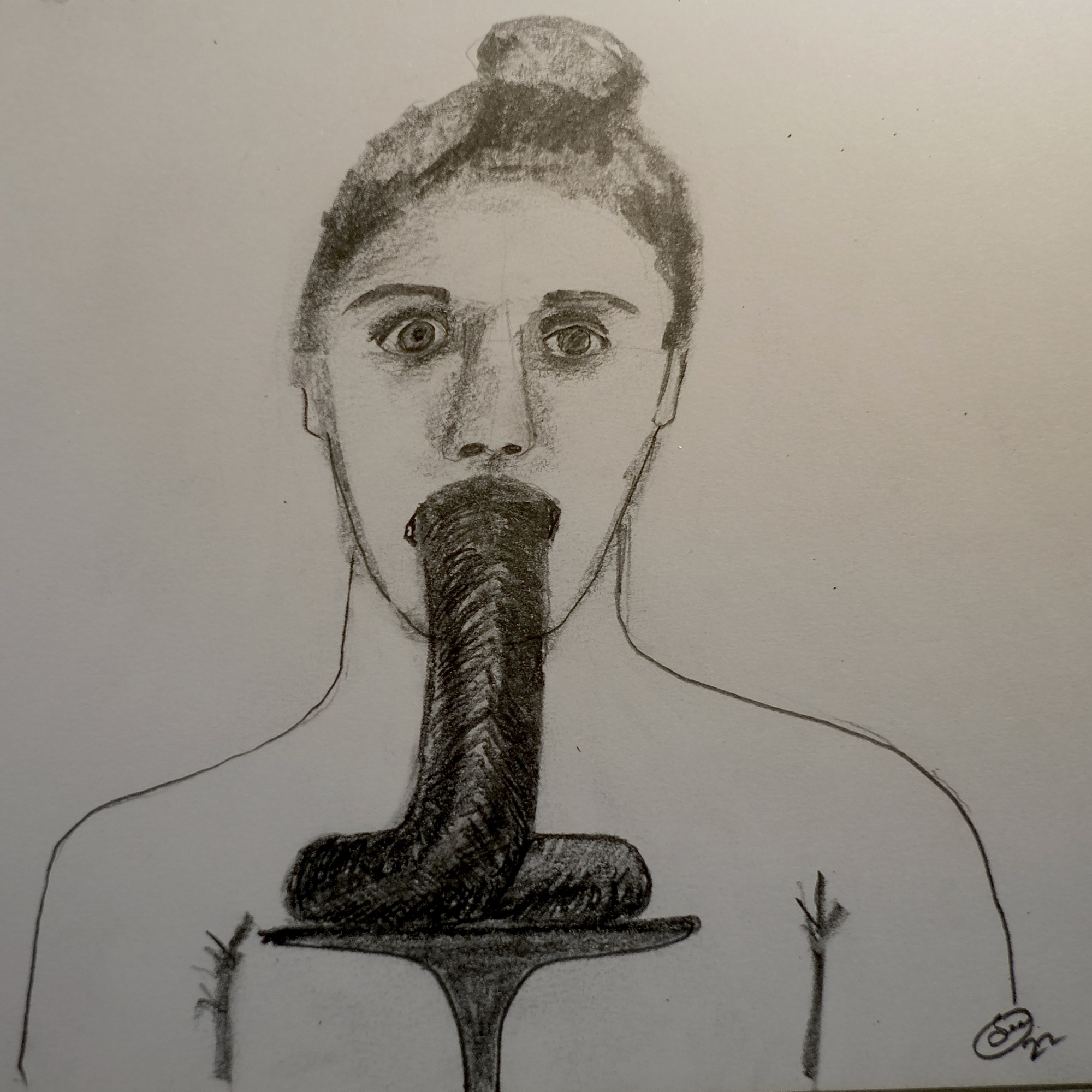 Would you like some cake? (pencil, 20220613) Stephen J. Williams