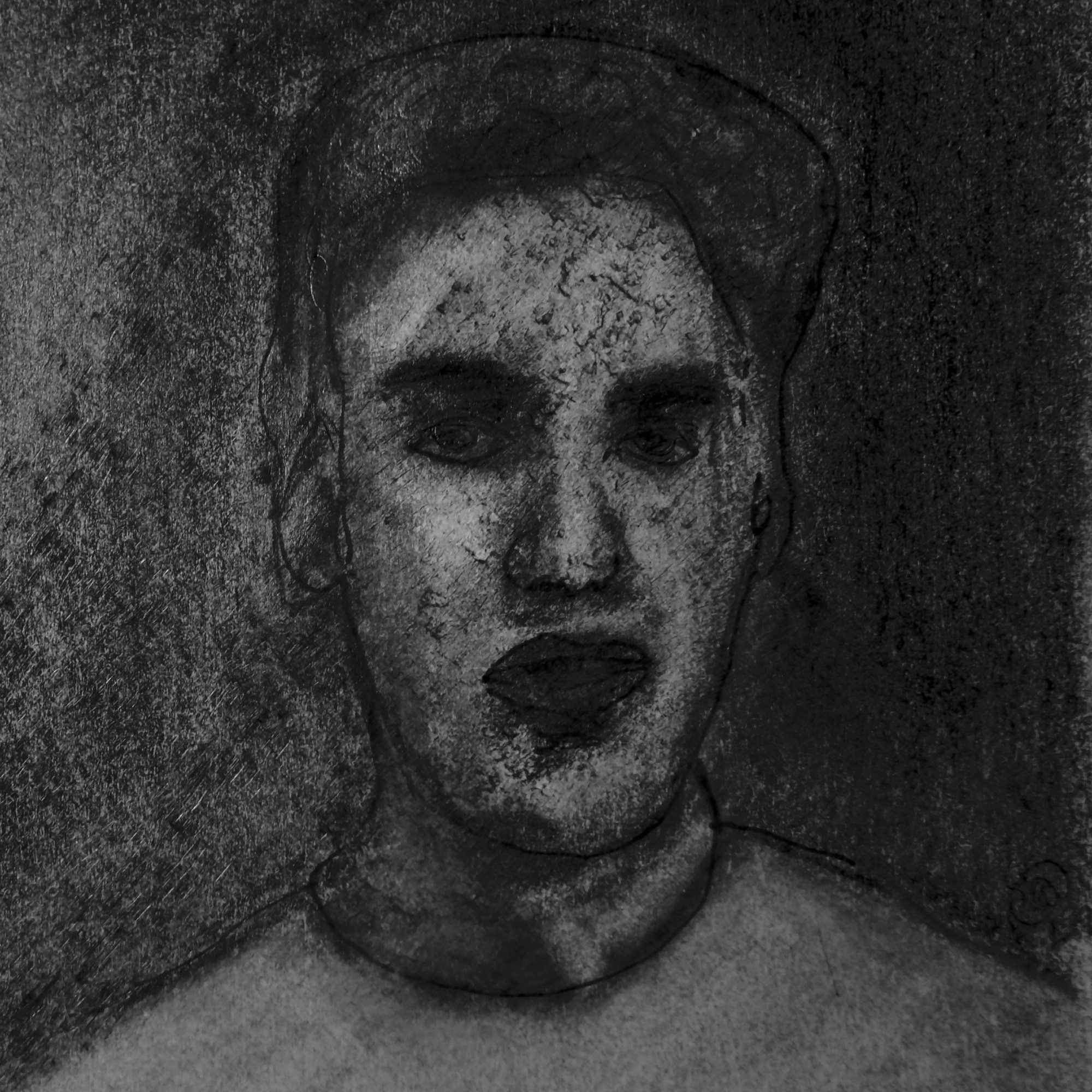 Speaker (pencil, charcoal and chalk, 22020729) Stephen J. Williams