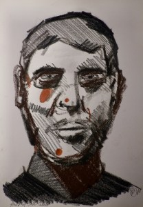 Head of José Cabelo (pencil and charcoals, 20220828) Stephen J. Williams