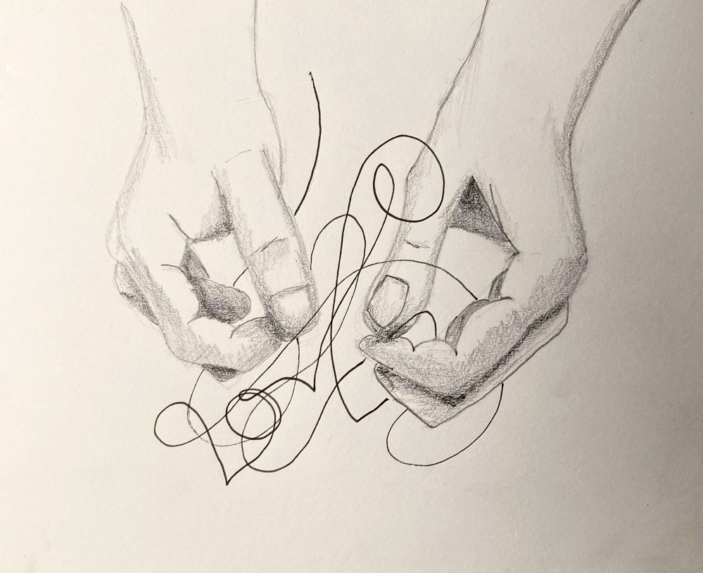 String (pencil and ink, 20220826) Stephen J. Williams