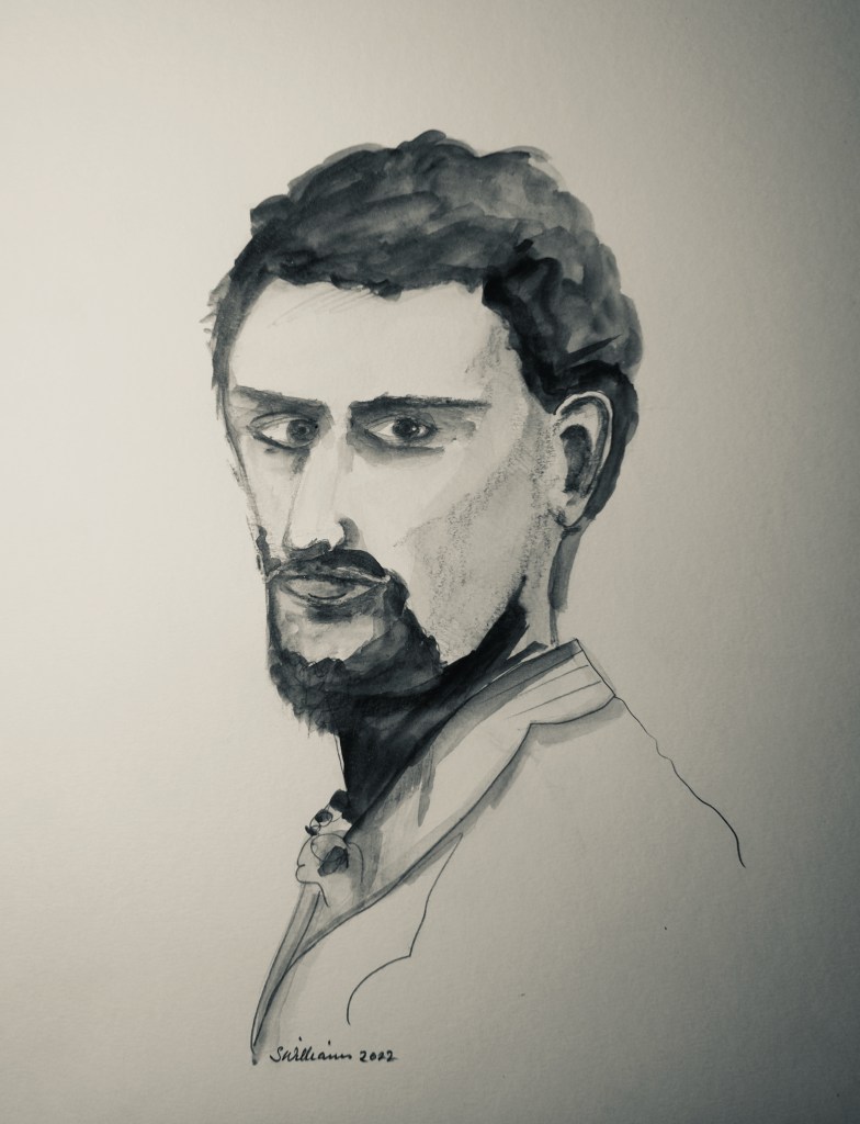 Untitled (watercolor, 20220921) Stephen J. Williams