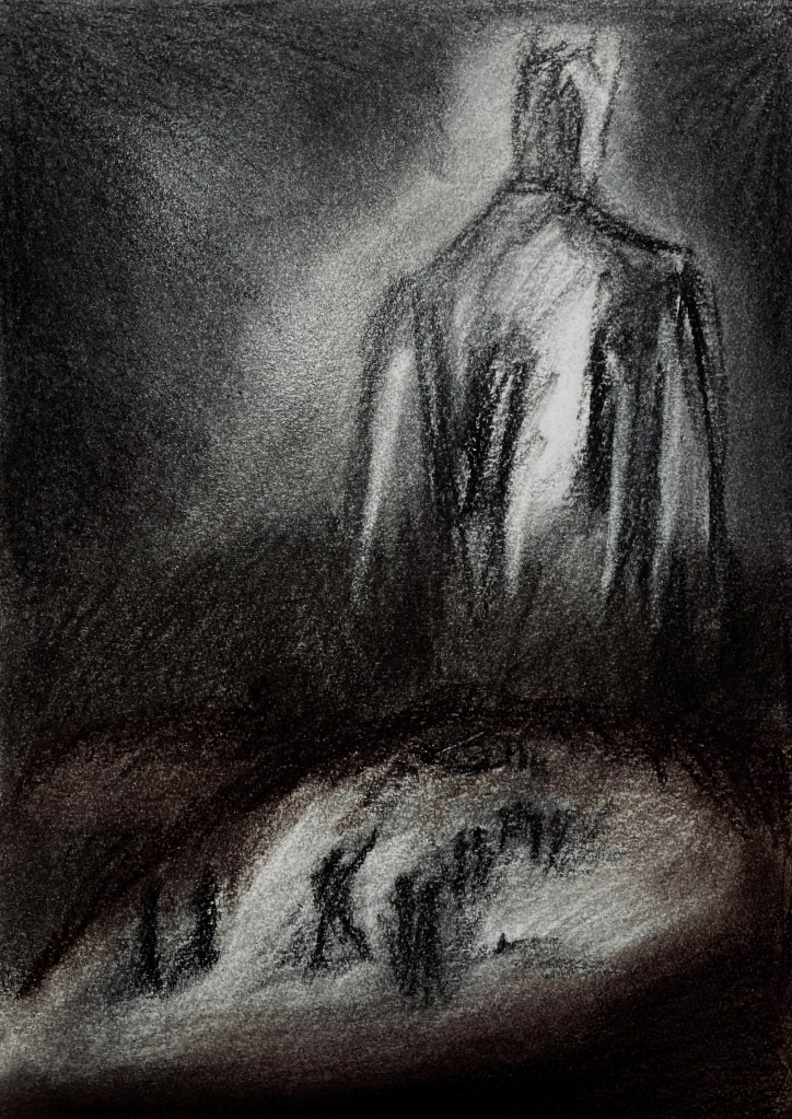 Colossus (charcoal, 20230120) Stephen J. Williams