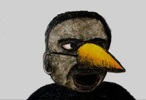 Photo BOOTH (pencil and acrylic, 20230309) Stephen J. Williams