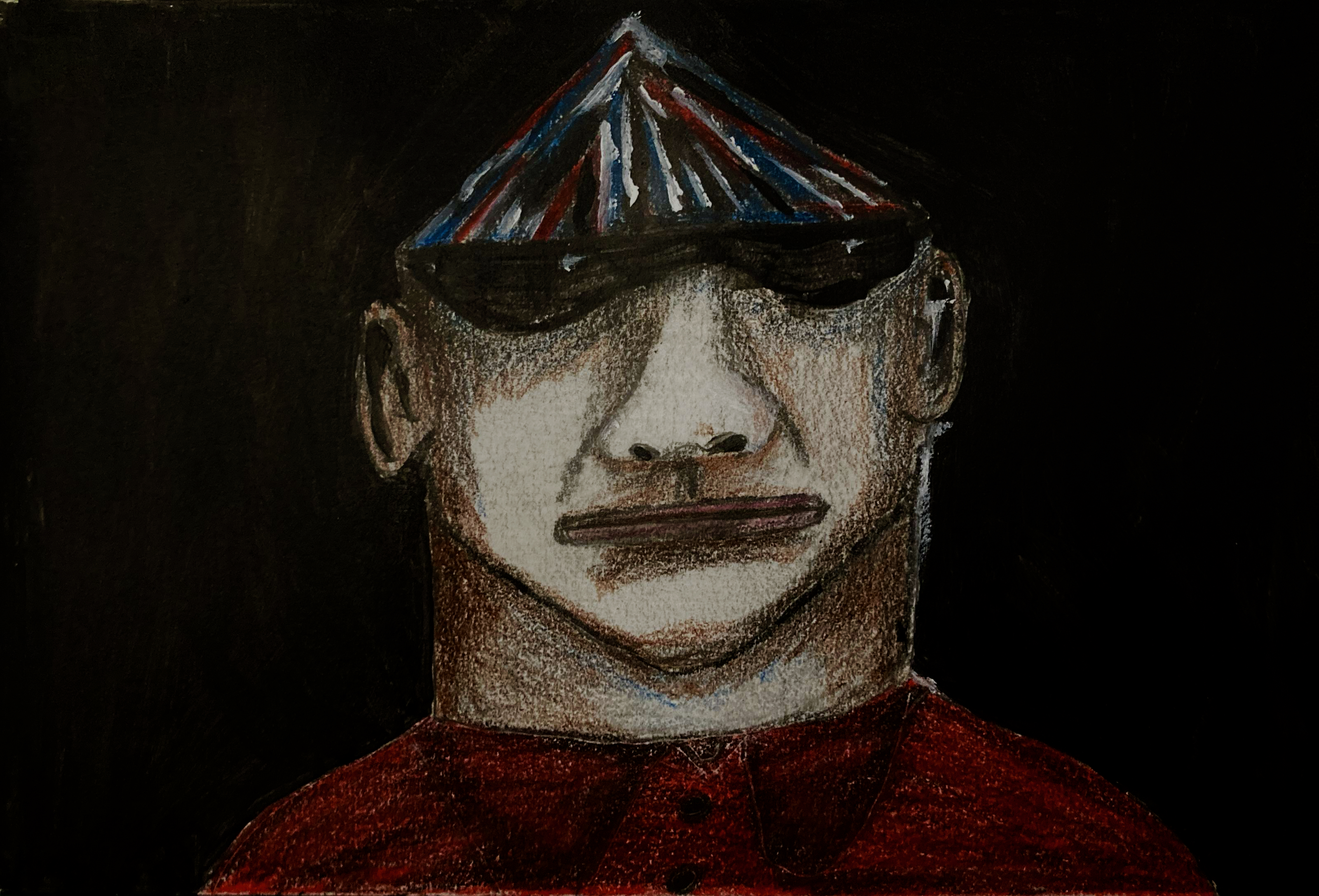 Photo BOOTH (pencil and acrylic, 20230310) Stephen J. Williams