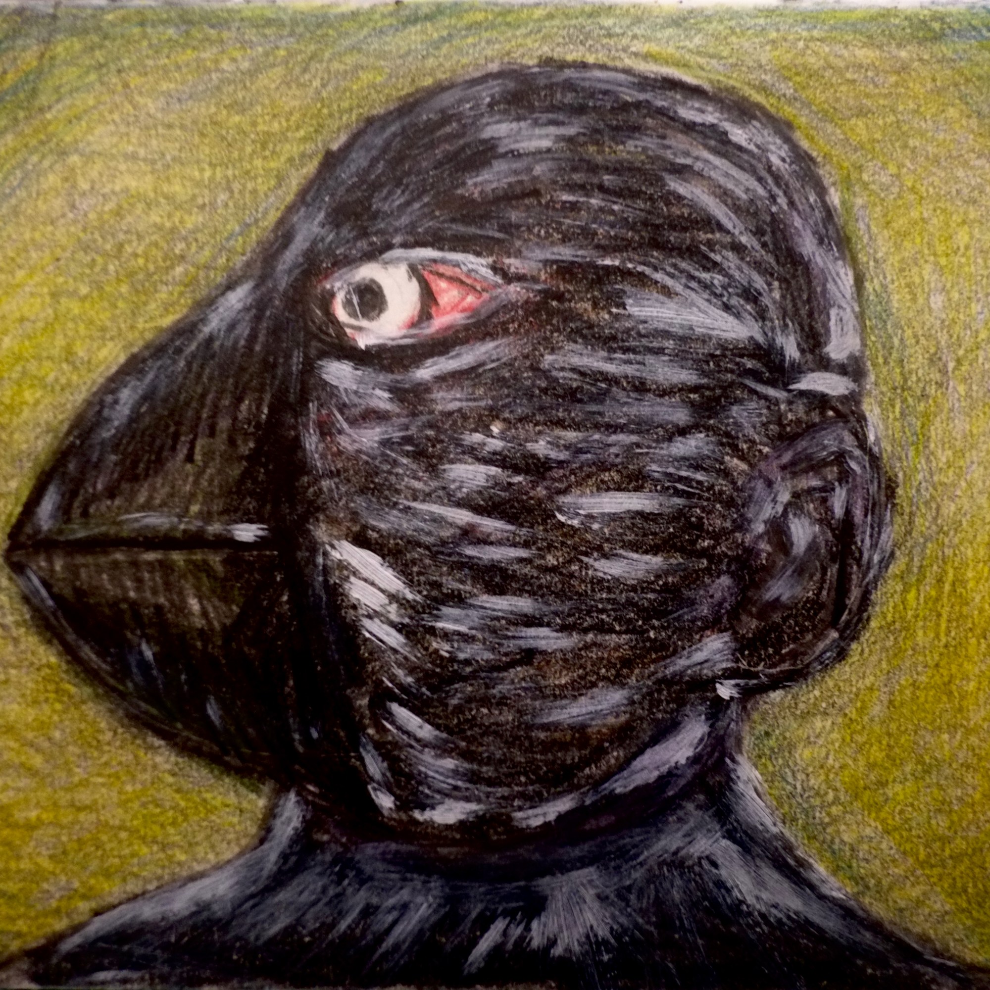 Photo BOOTH (pencil and acrylics, 20230315) Stephen J. Williams