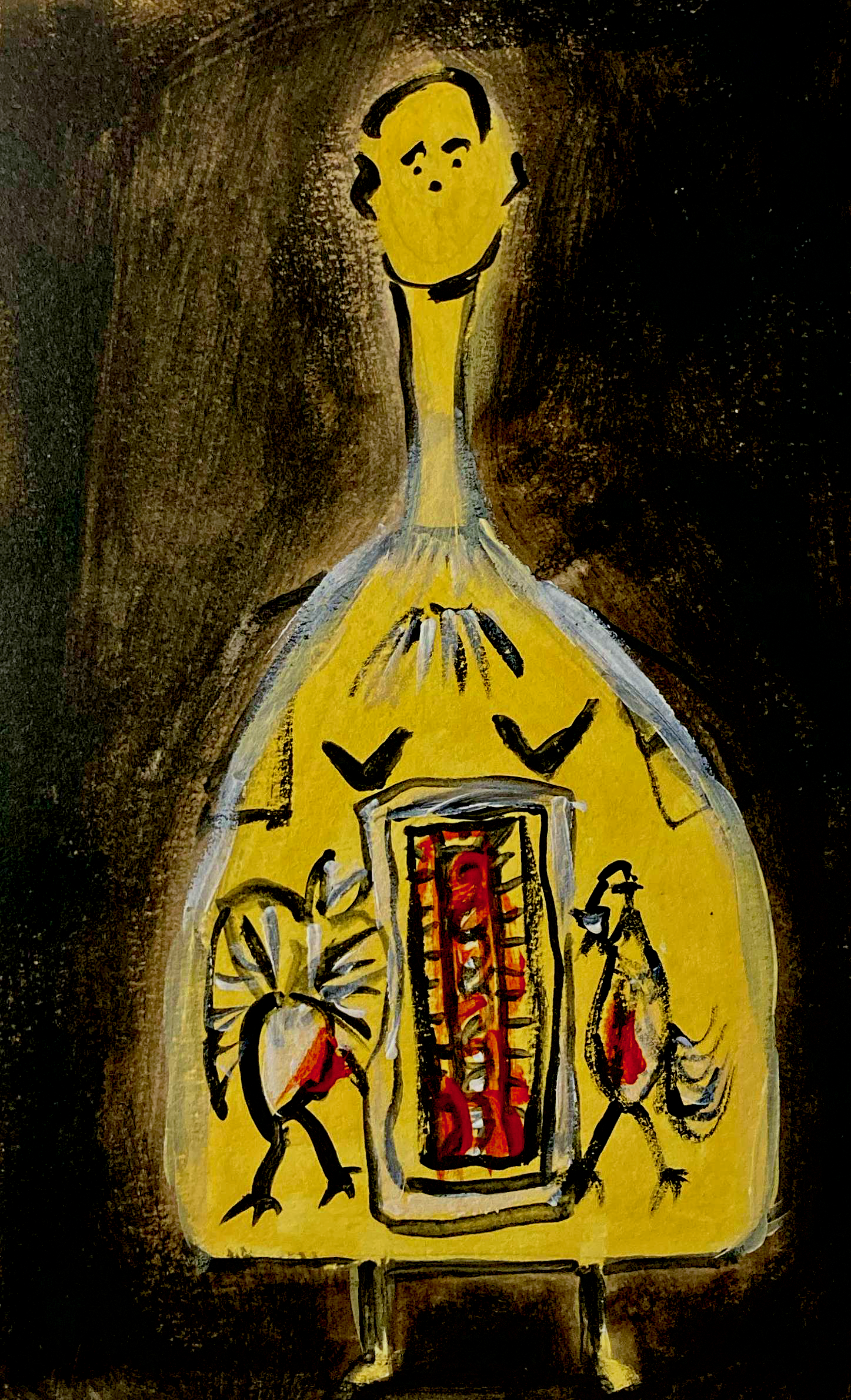 Artefact (acrylics on paper, 20230428) Stephen J. Williams