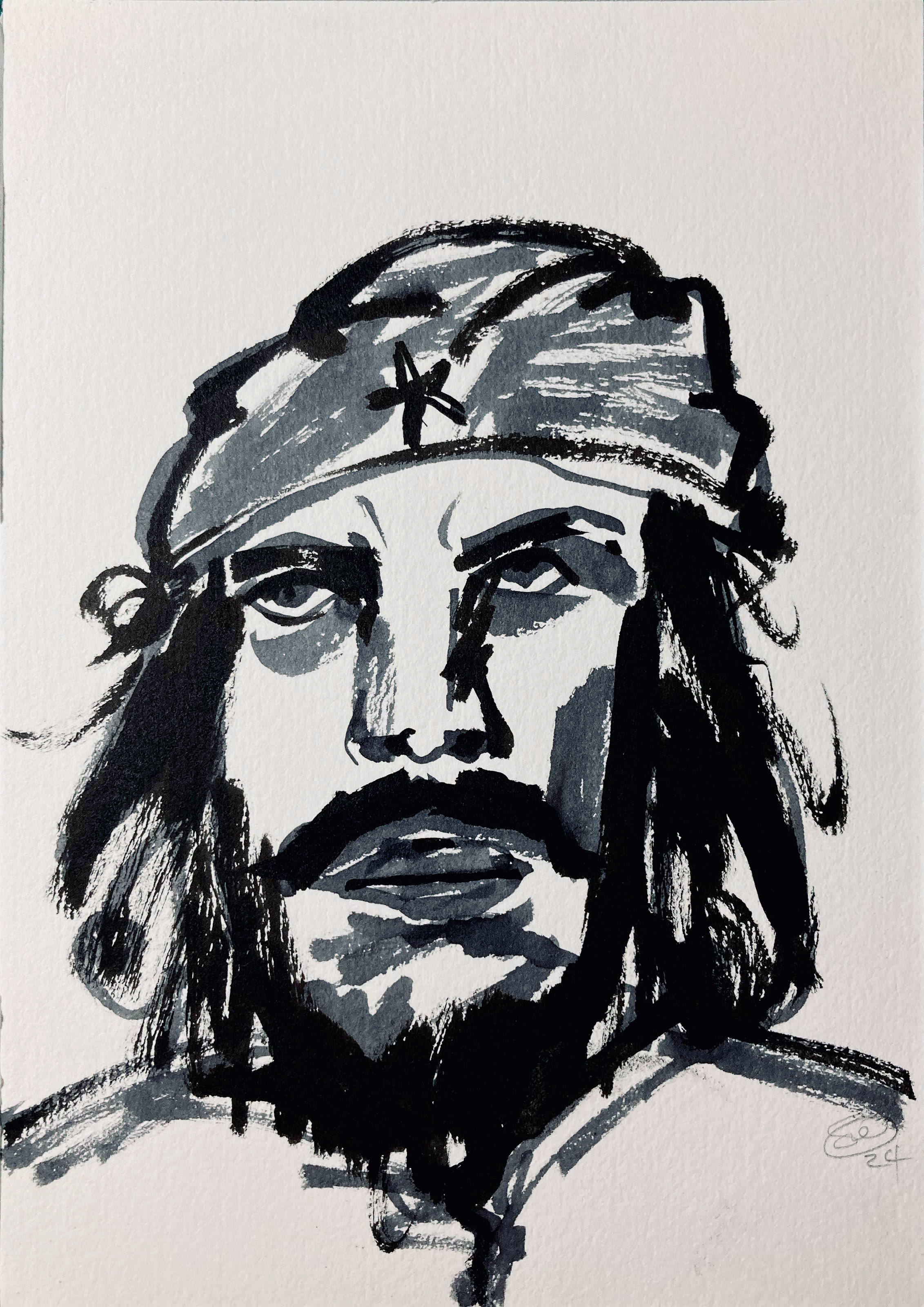 Ernesto angry (ink, 20240623) Stephen J. Williams